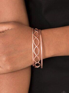 Paparazzi Jewelry Accessories - Metal Manic - Copper Bracelet - Vintage
